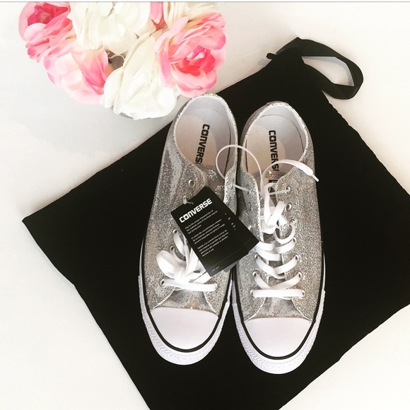 Converse Shoes - HOST PICK NEW CONVERSE Silver Sneakers